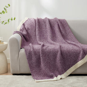Lightweight yet warm throw ideal for sofa and bed.