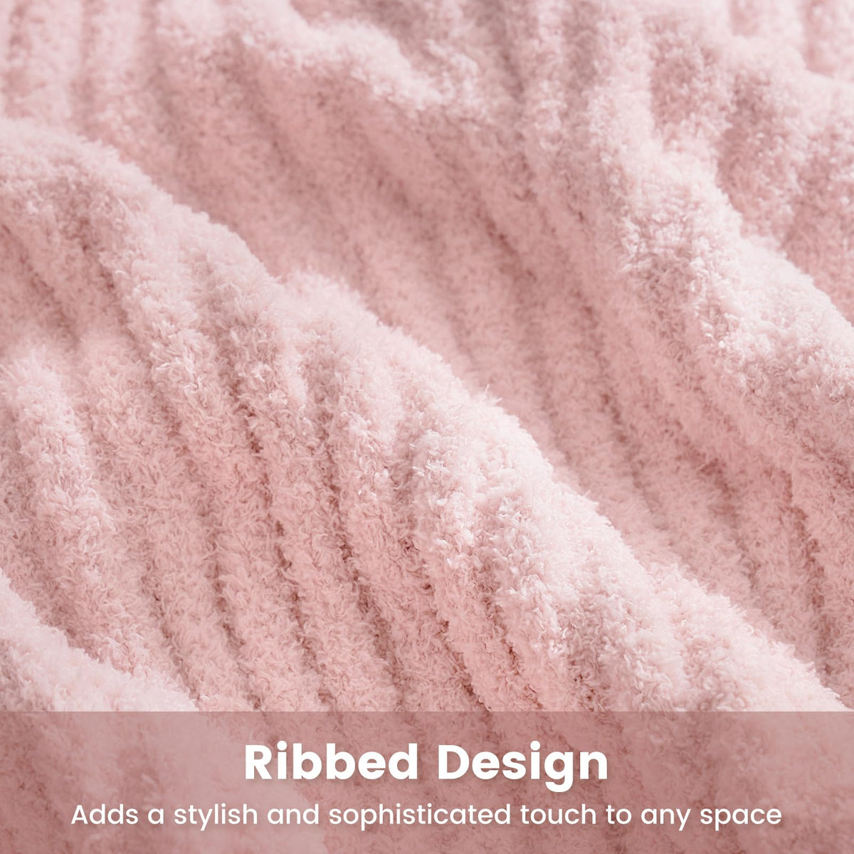 Machine-wash friendly fabric keeps softness with easy care.