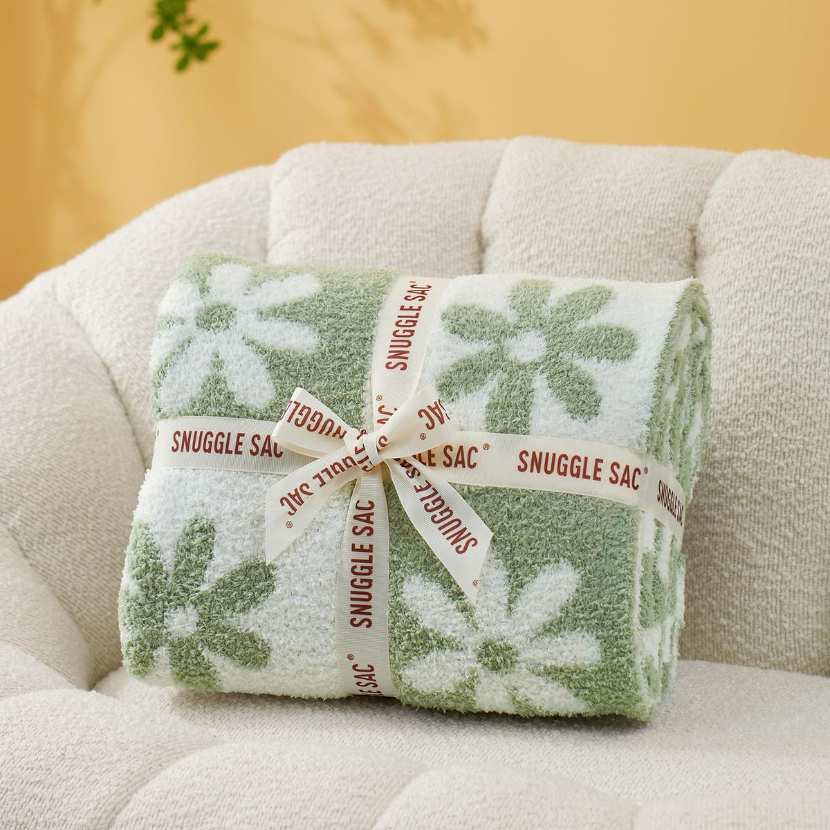 Snuggle Sac microfiber close-up showing ultra-soft texture and durability.