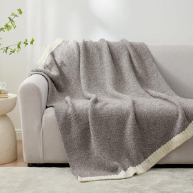 Snuggle Sac reversible heather design showcases versatile two-tone style.