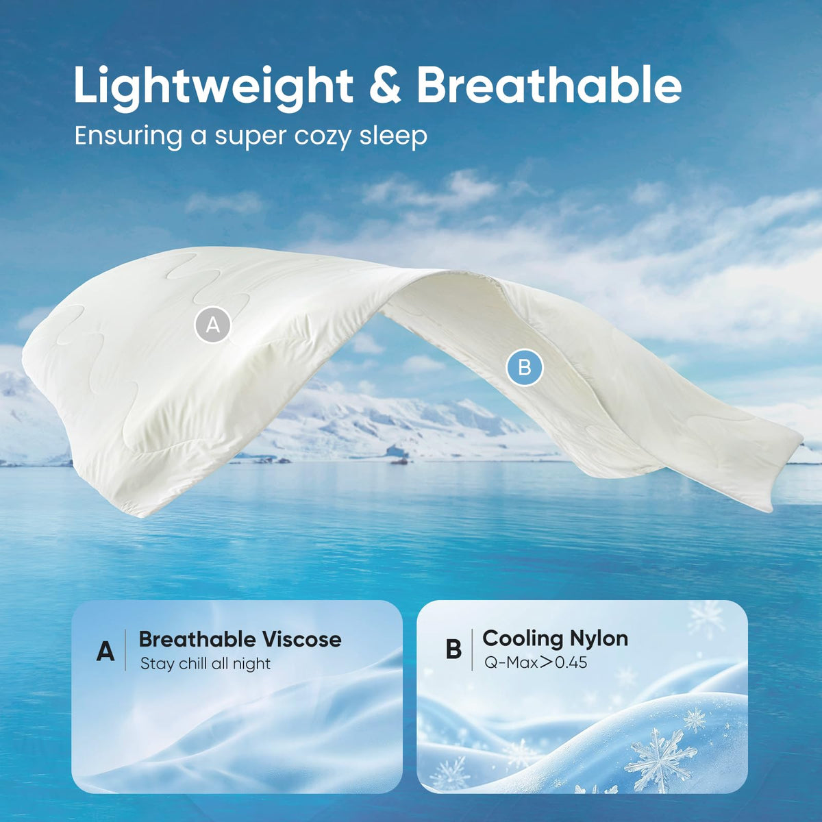 Snuggle Sac close-up of silky-soft outer fabric for gentle skin feel