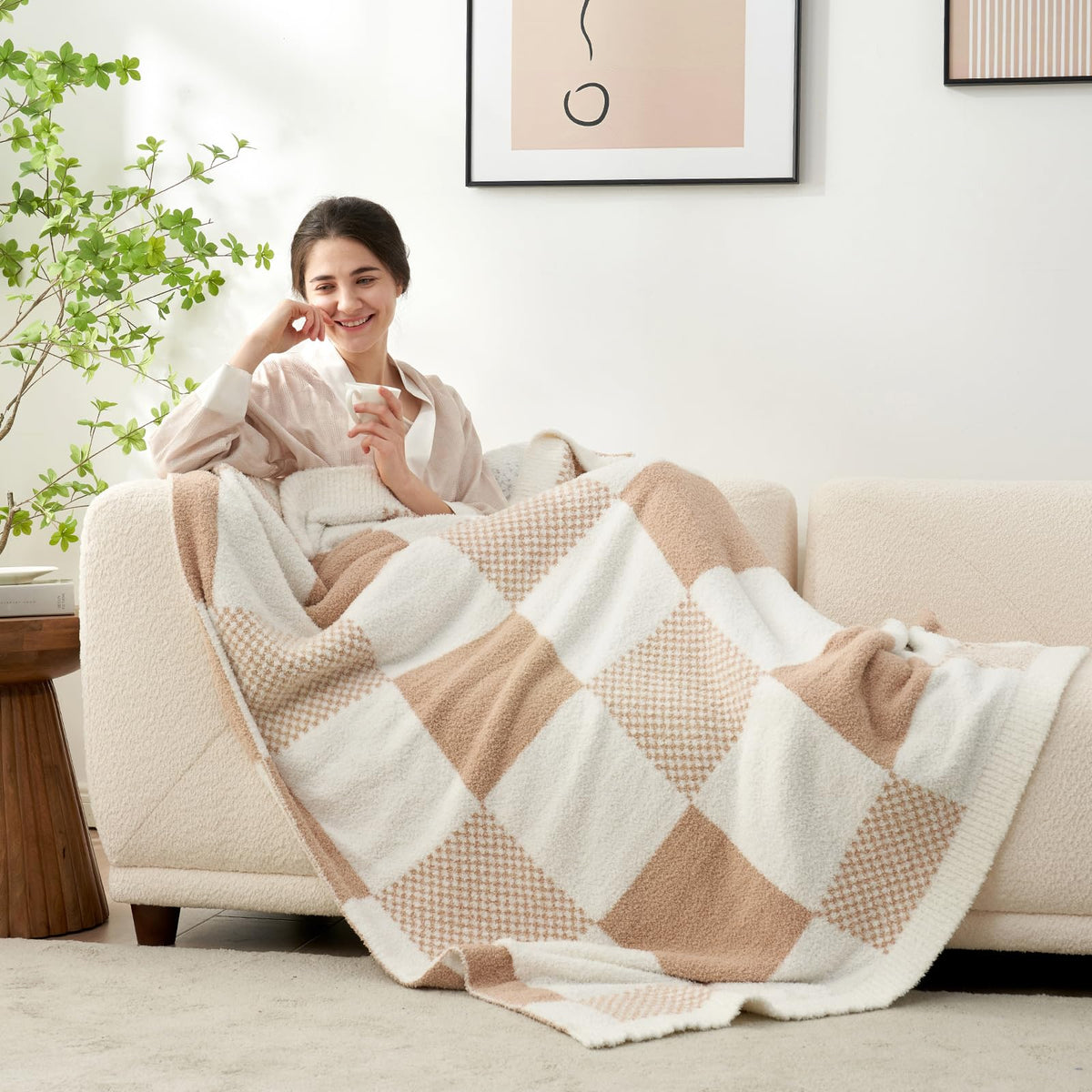 Snuggle Sac microfiber texture close-up conveys ultra-softness and durability.