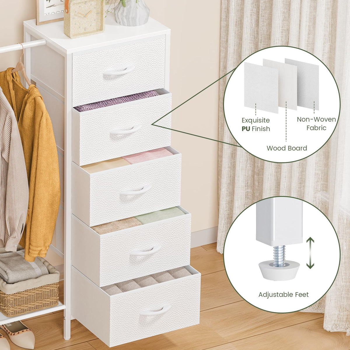 Snughome metal-frame design offers lasting stability on uneven floors.