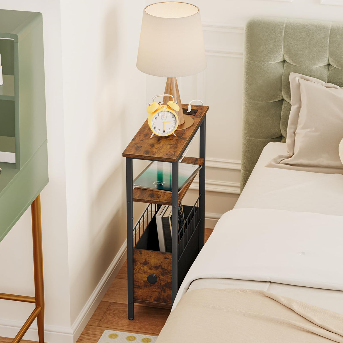 Snughome removable non-woven drawer hides clutter and cables neatly