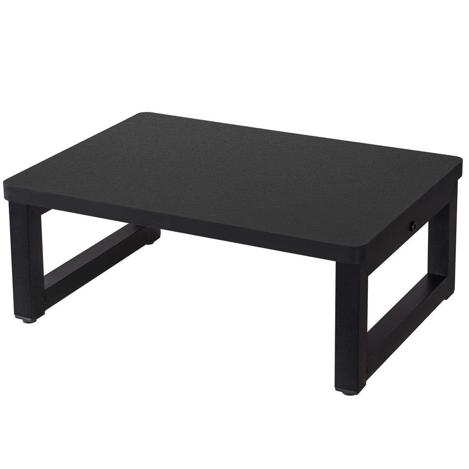 Snughome wooden step stool in black with assembly-ready design for safe lifting.
