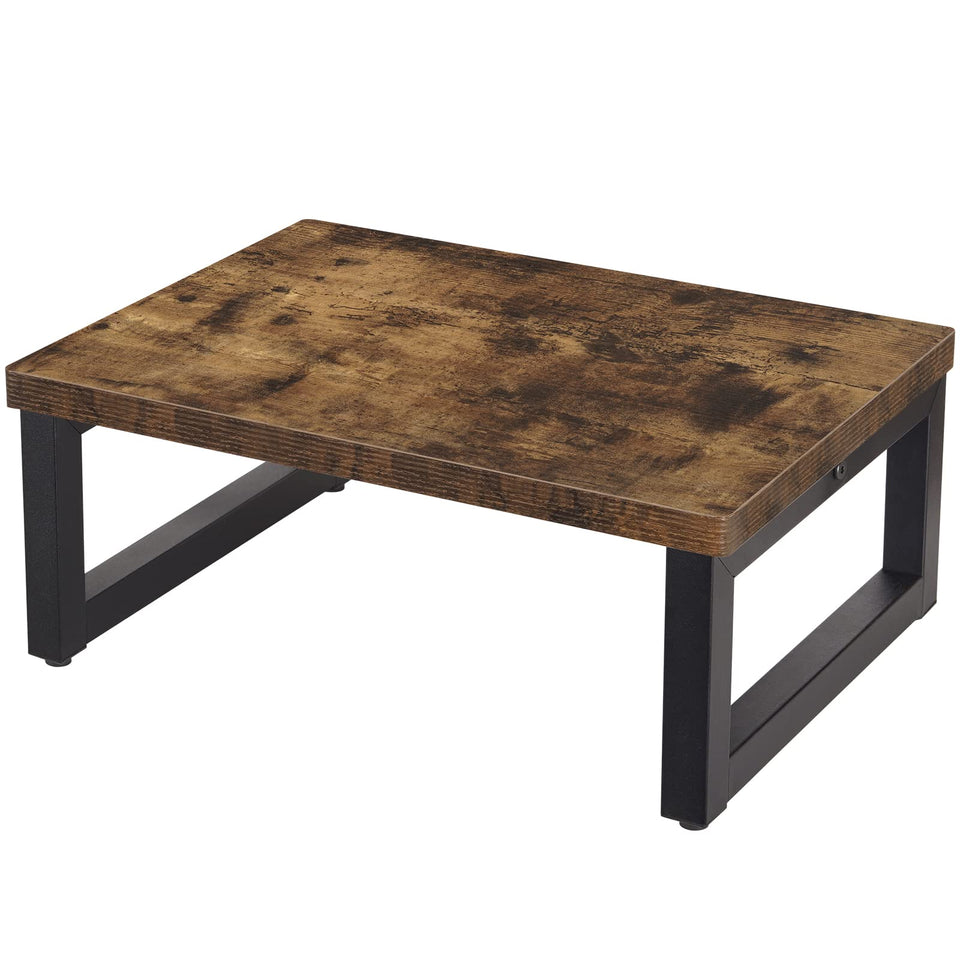 Snughome wooden step stool for kids, rustic brown finish, ready for daily routines.