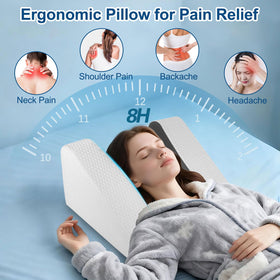 SnugSafe ergonomic contour cradles head, neck, and shoulders for alignment