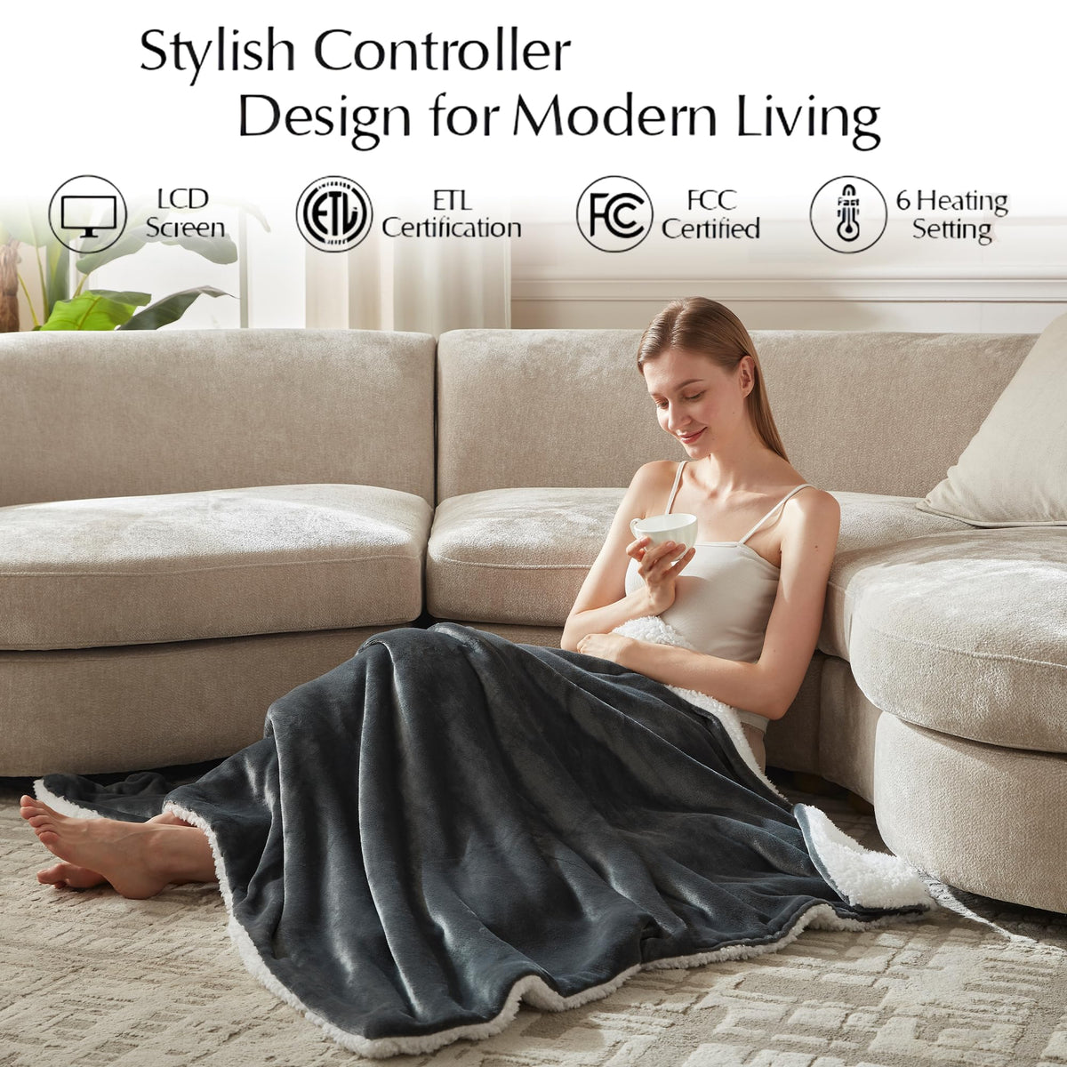 SNUGSUN automatic off timer for safe, energy-efficient use