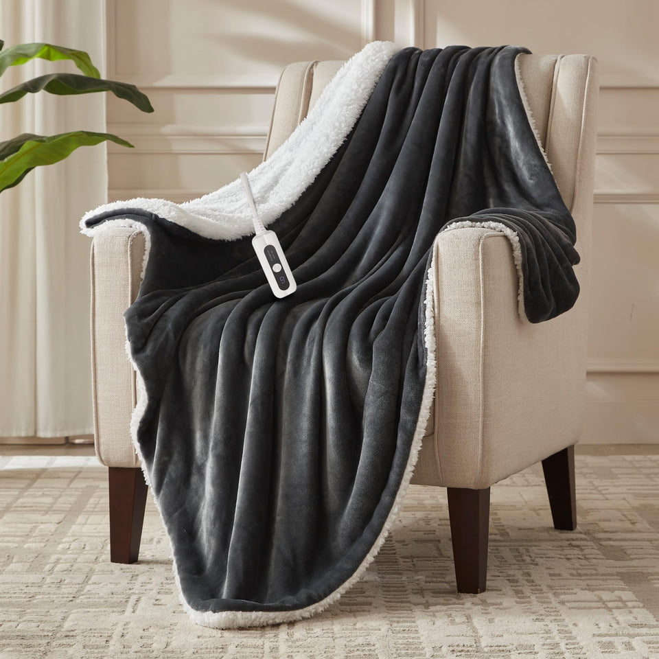 SNUGSUN electric blanket showing even heat distribution across the surface