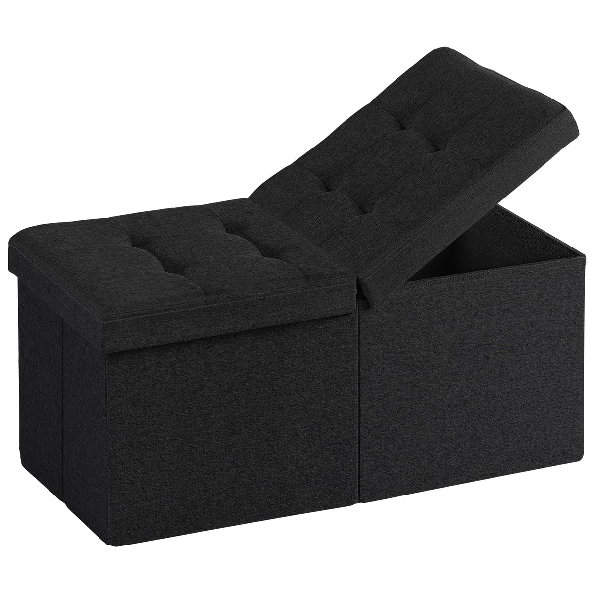 Snuvid 30-inch storage ottoman bench with roomy interior for daily organization