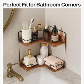 Snuvid anti-slip footpads prevent sliding on damp vanity surfaces.