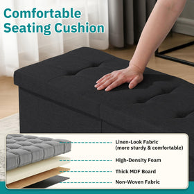 Snuvid entryway shoe bench storage keeps frequently worn shoes neatly out of sight yet reachable