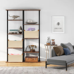 SNWDN elegant beige bin design blends with home or office décor.