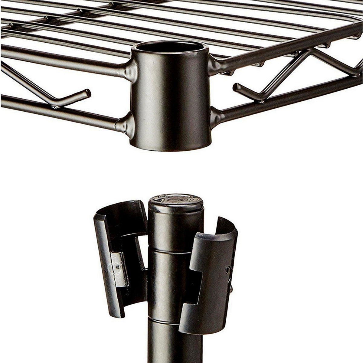 SoSo-BanTian1989 heavy-duty carbon steel frame supports up to 250lbs per tier.