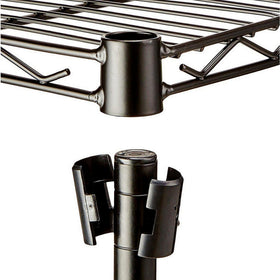 SoSo-BanTian1989 heavy-duty carbon steel frame supports up to 250lbs per tier.