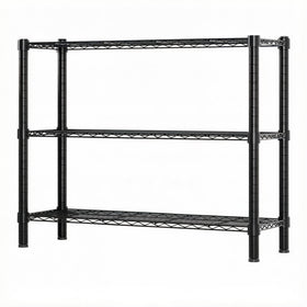 SoSo-BanTian1989 open shelves for organized storage in kitchen and garage.