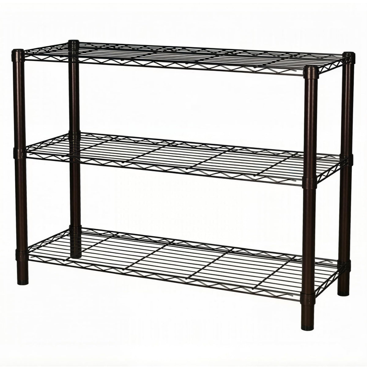 SoSo-BanTian1989 standing shelving unit assembly highlights a sturdy carbon steel frame.