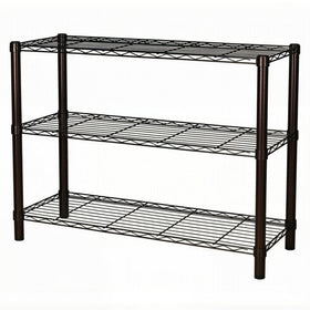 SoSo-BanTian1989 standing shelving unit assembly highlights a sturdy carbon steel frame.