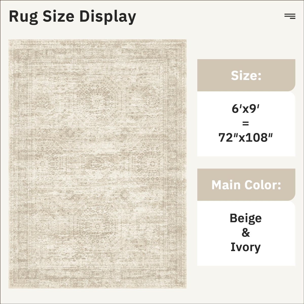 Soalmost 7x9 rug close-up shows soft low-pile texture.