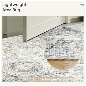 Soalmost indoor dining-room rug 8x10, coordinates with modern and classic decor.