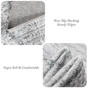 Soalmost round rug suitable for dining rooms and bedrooms