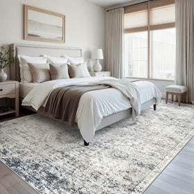 Soalmost soft-pile rug 8x10, gentle underfoot for barefoot cozy spaces.