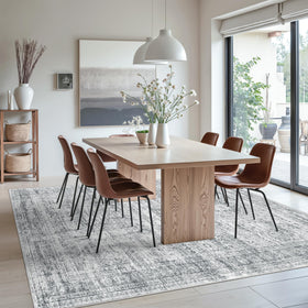 Soalmost washable rug is machine washable for easy post-use cleaning