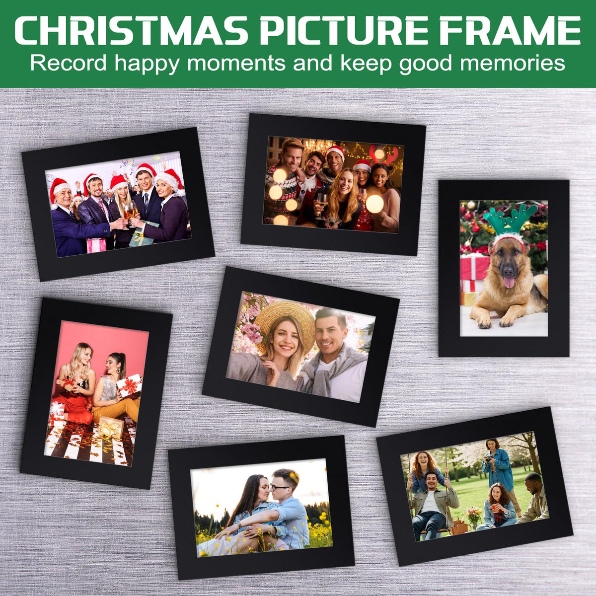 Soaoo durable plastic magnetic frames provide long-lasting visual display.