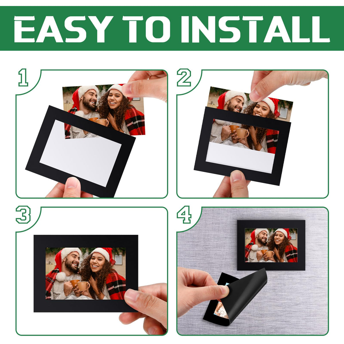 Soaoo fridge magnet photo collection keeps memories in reach on iron surfaces.