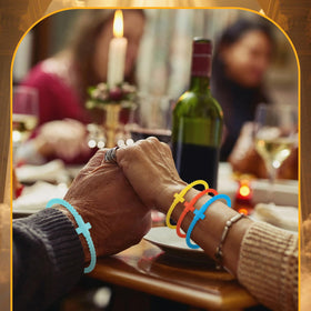 Soaoo silicone Christian bracelets pack suitable for group gifts at church events.
