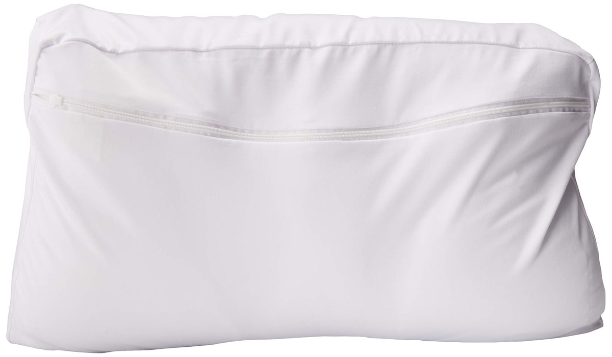 Sobakawa Cloud Pillow side view highlights compact travel-friendly dimensions.