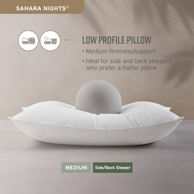 Sobel Westex Sahara Night pillow pair for convenient, hotel-quality sleep setup.