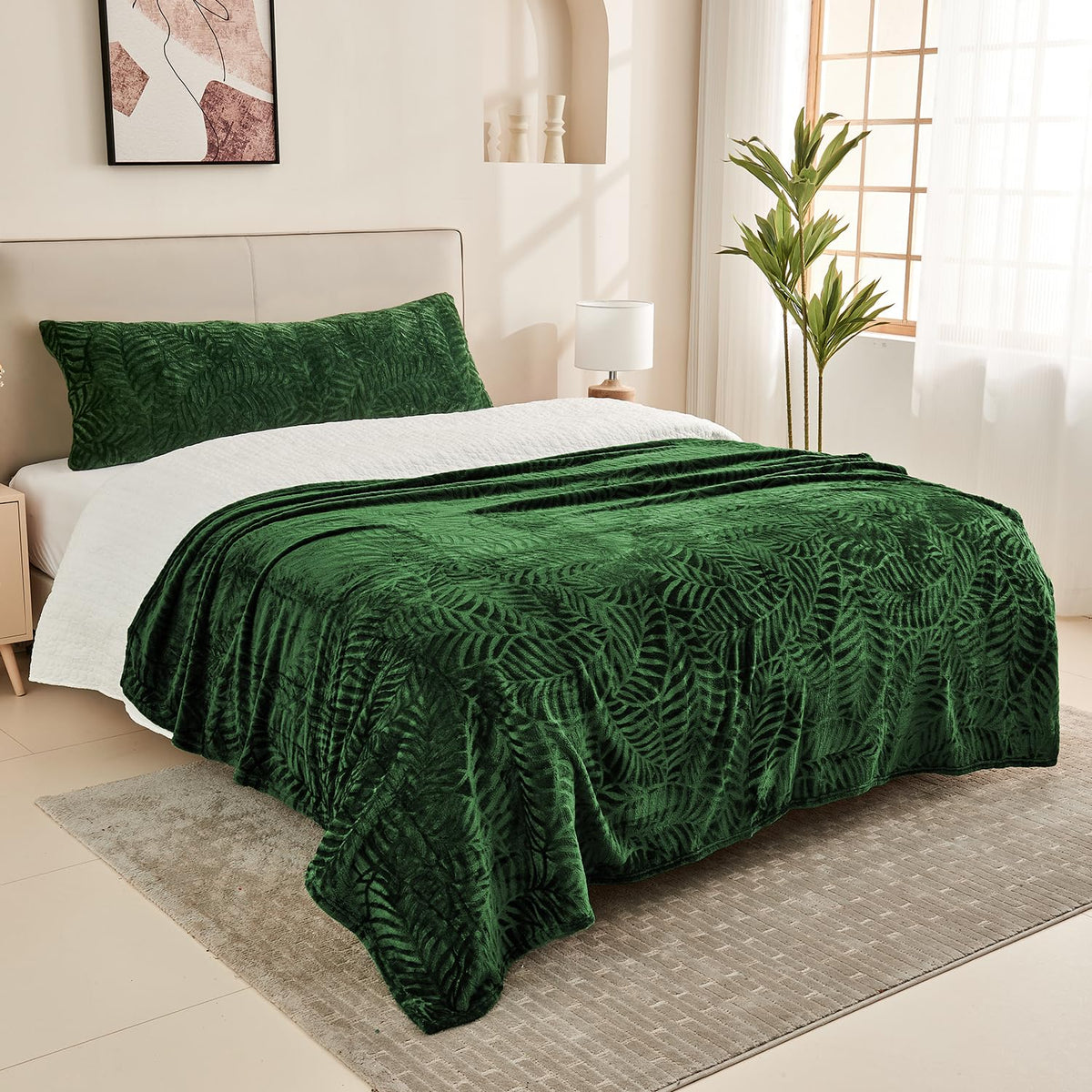 SOCHOW gift-ready packaging for this textured throw blanket
