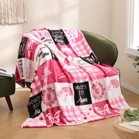 SOCHOW soft flannel blanket 50x60 inches for warmth