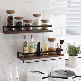 SODUKU dampproof wood shelves resist moisture, ideal for damp bathrooms and kitchens.