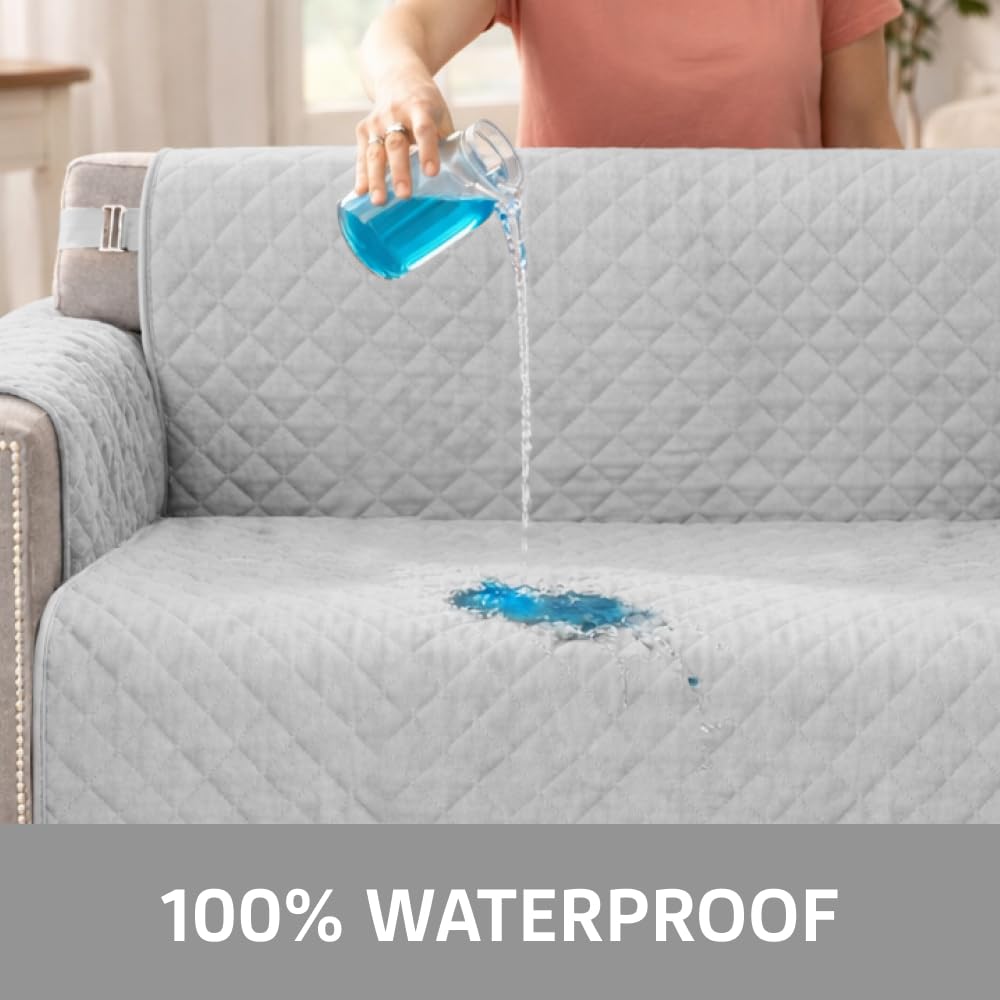 Sofa Shield stain-resistant fabric guards against stains and pet messes