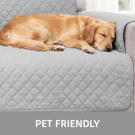 Sofa Shield two-tone design complements decor while protecting furniture