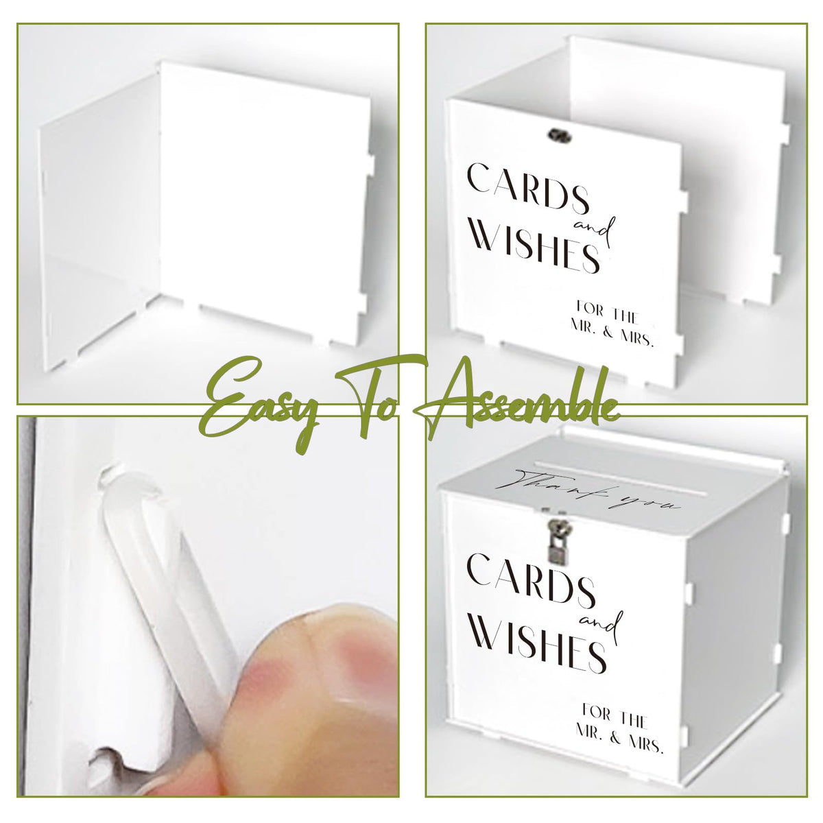 SOFARKKT birthday and baby shower card box for elegant gifting moments