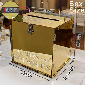 SOFARKKT card box slot eases guest card insertion during celebrations.
