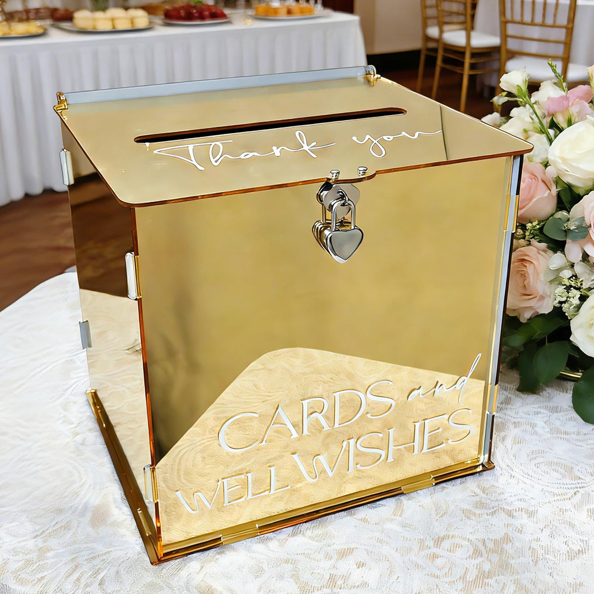 SOFARKKT heart-shaped lock adds romance while keeping gifts safe.