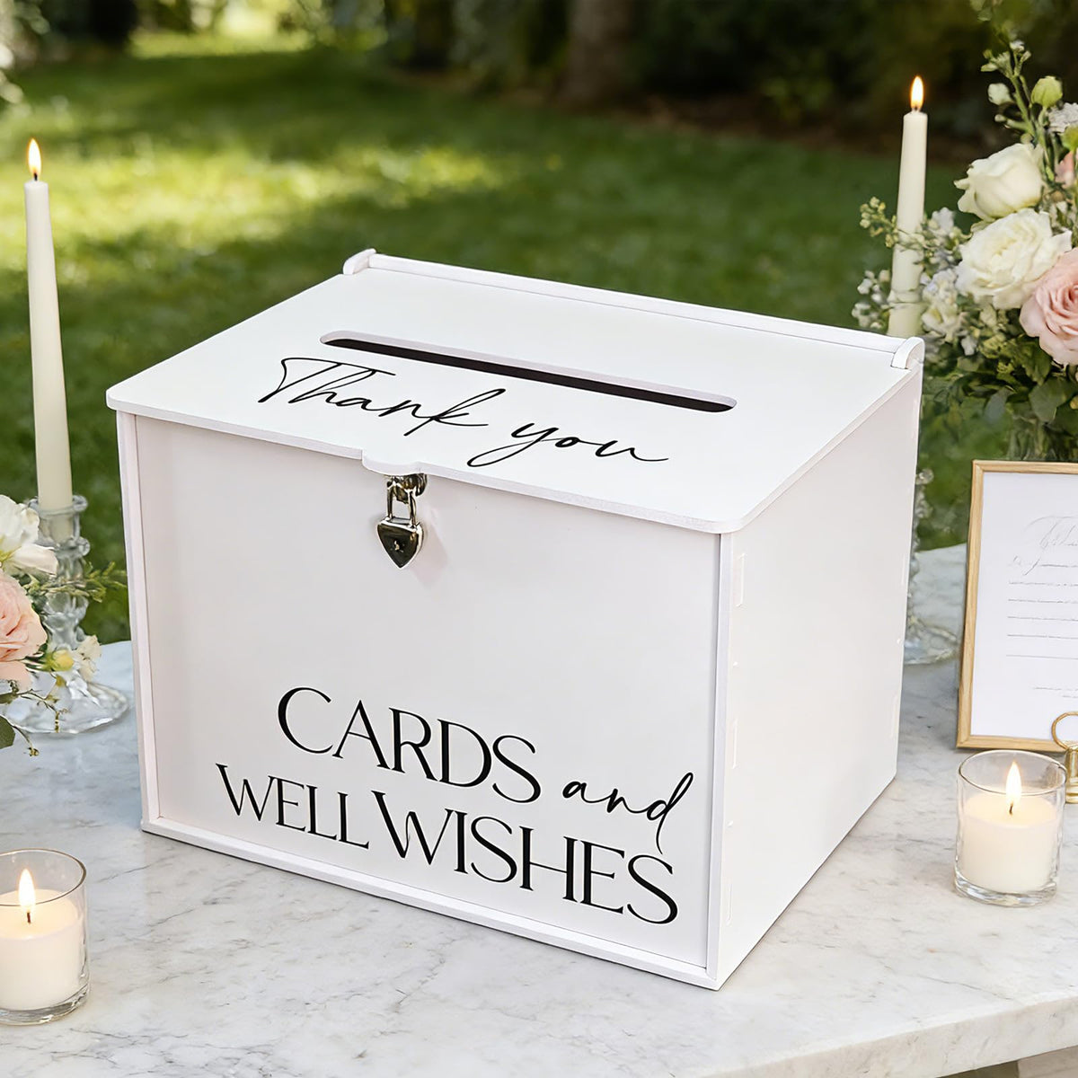 SOFARKKT versatile box for weddings, anniversaries, and showers.