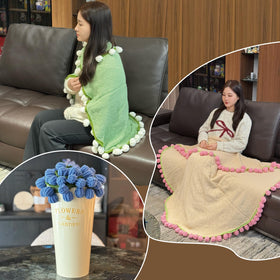 SoffMoiis machine-washable blanket keeps softness after washing.