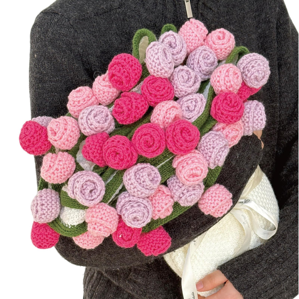 SoffMoiis Rose Bouquet Blanket shown as an elegant room accent with floral texture