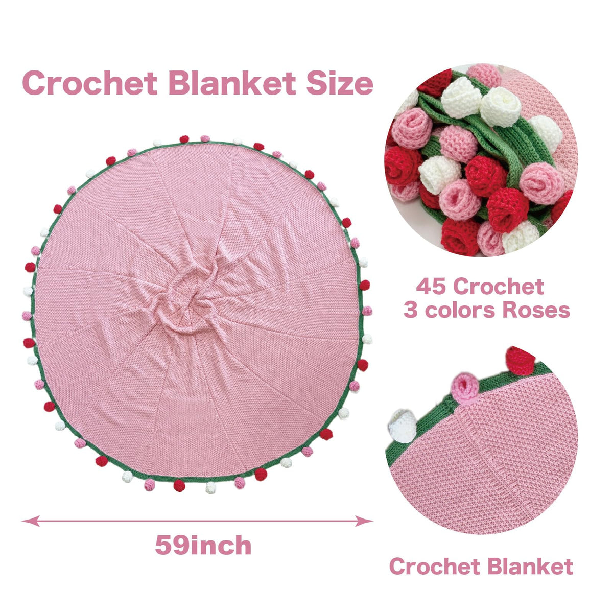 SoffMoiis three-color rose design close-up for elegant decor