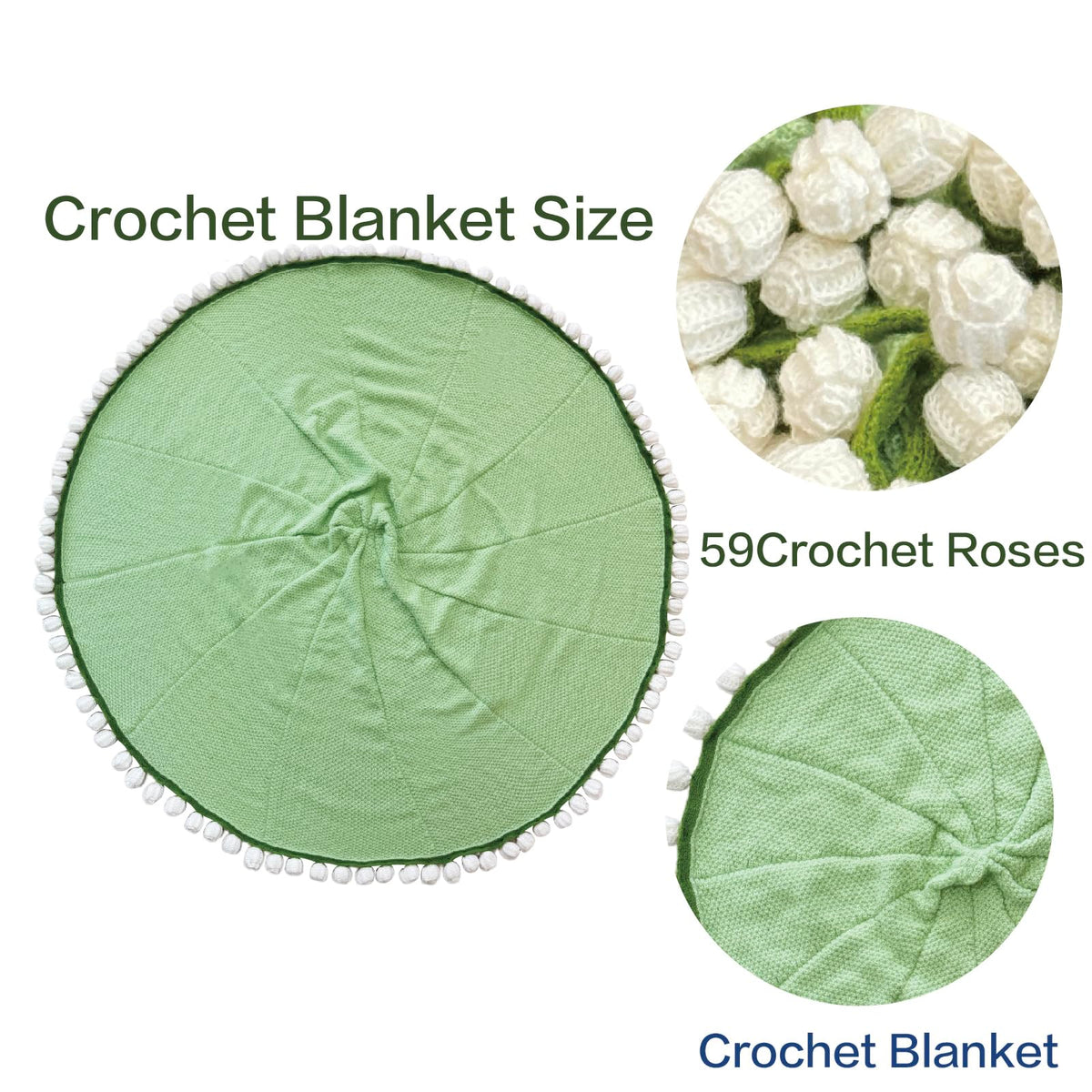 SoffMoiis three-size round blanket options fit beds, sofas, and niches.
