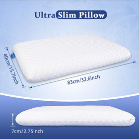 SofGlowly double-sided pillowcase viscose cooling cover for breathable sleep.