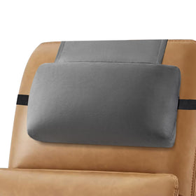 SofGlowly headrest pillow with recliner strap for stable seating comfort.