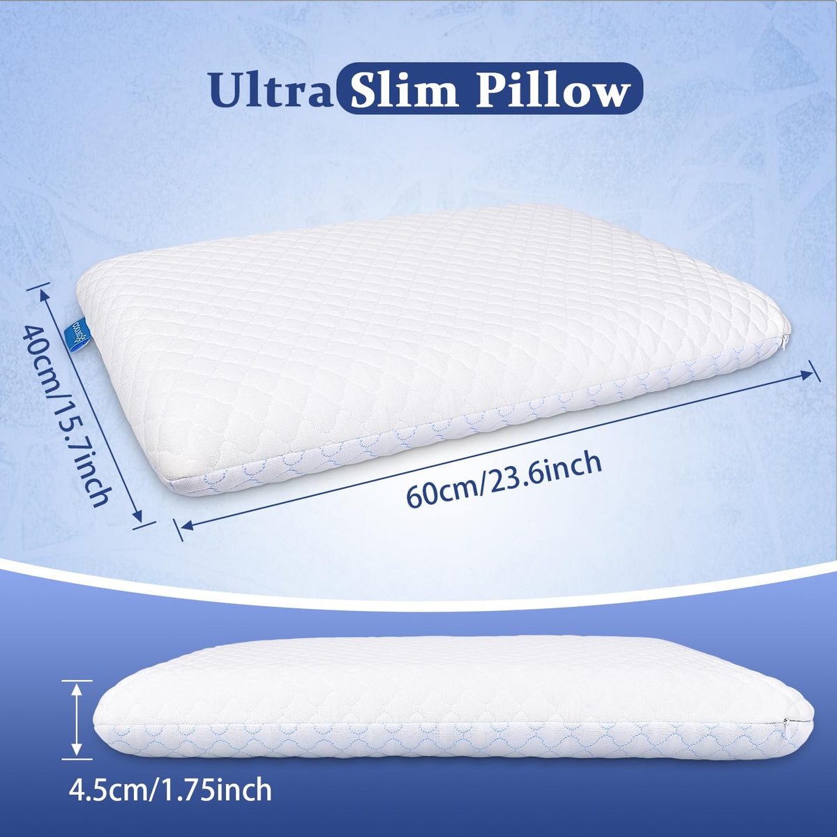 SofGlowly dual-side cover demonstrates washable cooling ice silk and bamboo viscose options.