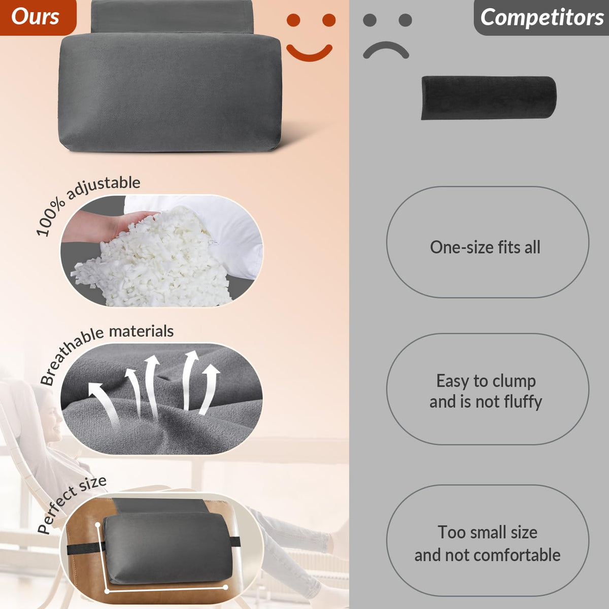 SofGlowly travel-friendly neck support ideal for flights and road trips.