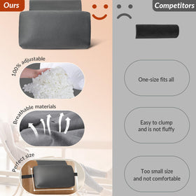SofGlowly travel-friendly neck support ideal for flights and road trips.